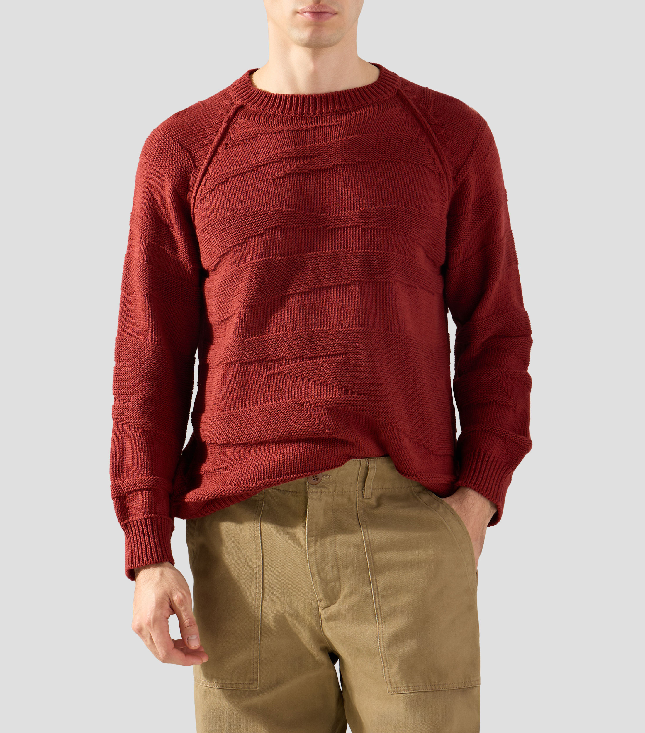 Suéter de cuello redondo Hombre
